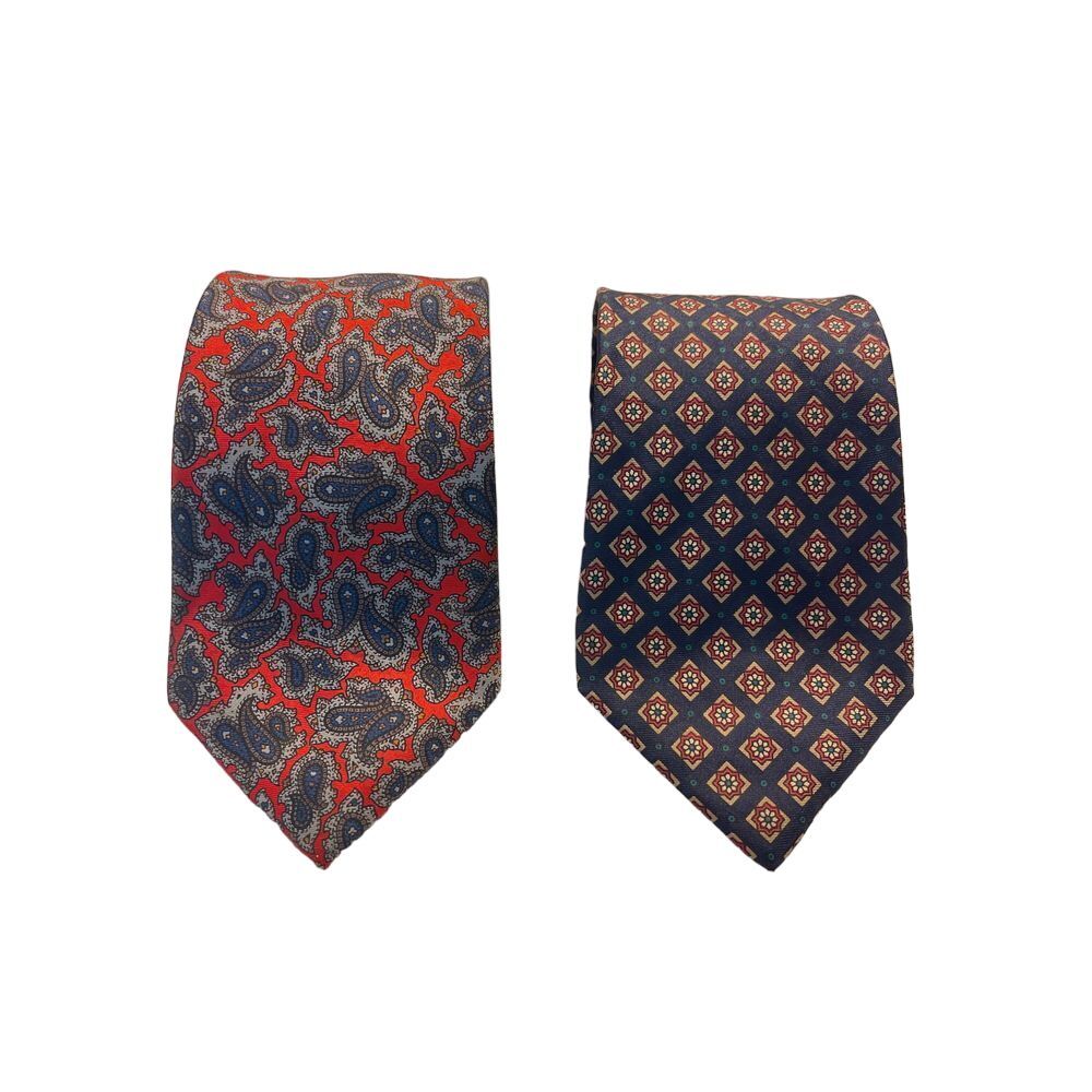 The Four Seasons Luxury Silk Ties Set -‎ Paisley and Geometric Patterns Z-19
